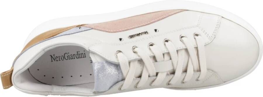 Nerogiardini Stijlvolle Fender Sneakers voor Vrouwen White Dames - Foto 10