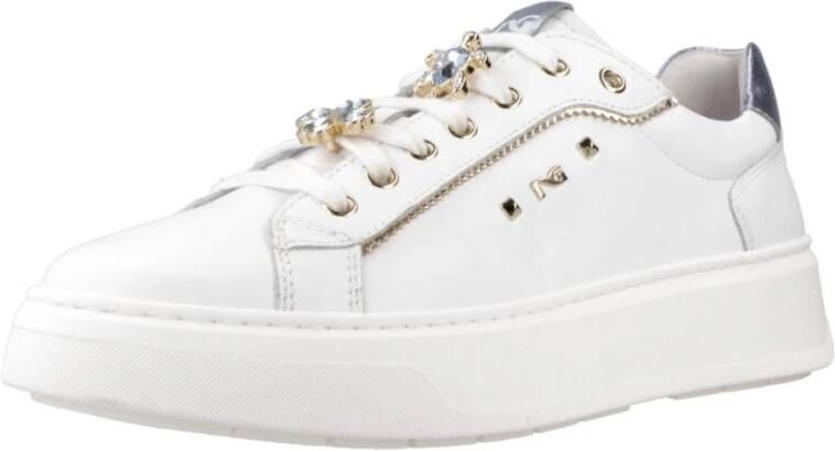 Nerogiardini Sportieve Vetersneakers White Dames