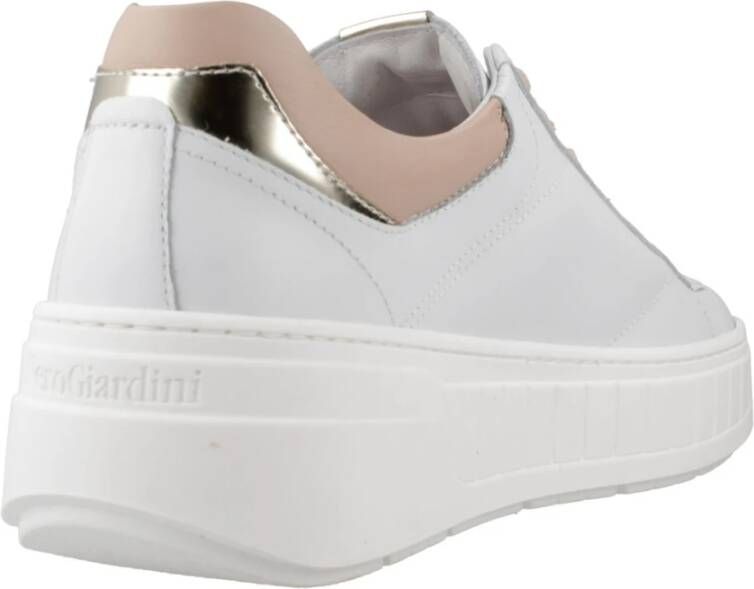 Nerogiardini Sportieve Vetersneakers White Dames