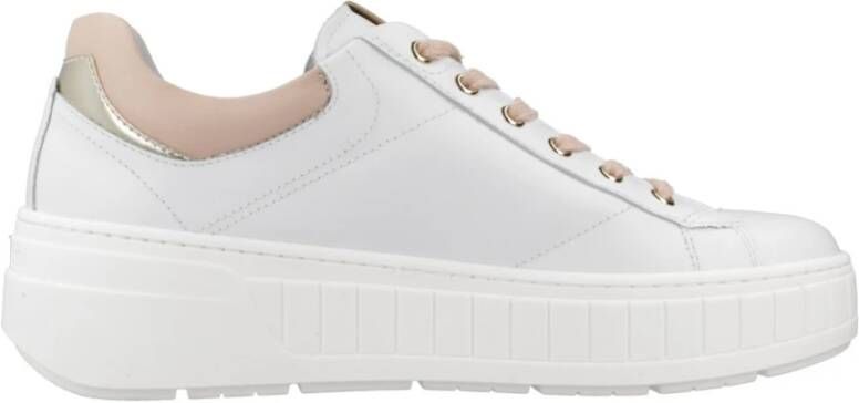 Nerogiardini Sportieve Vetersneakers White Dames