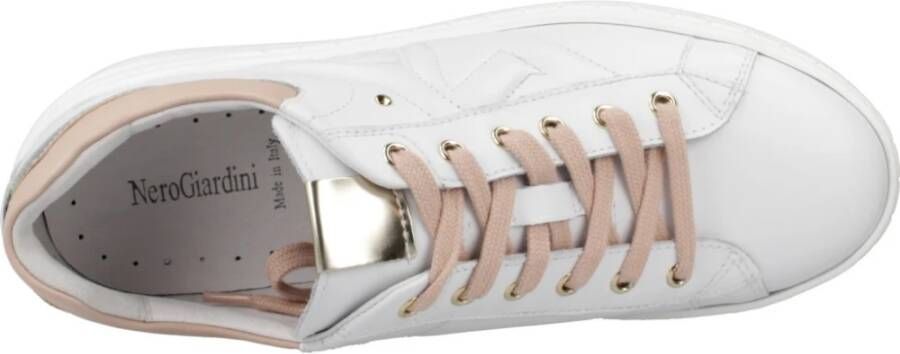 Nerogiardini Sportieve Vetersneakers White Dames