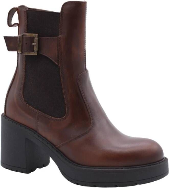 Nerogiardini Stijlvolle Boot Scar Zazu Brown Dames