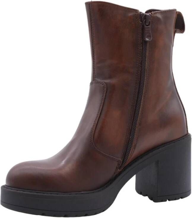 Nerogiardini Stijlvolle Boot Scar Zazu Brown Dames