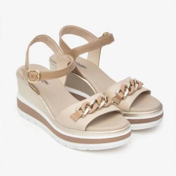 Nerogiardini Stijlvolle Casual Schoenen Beige Dames