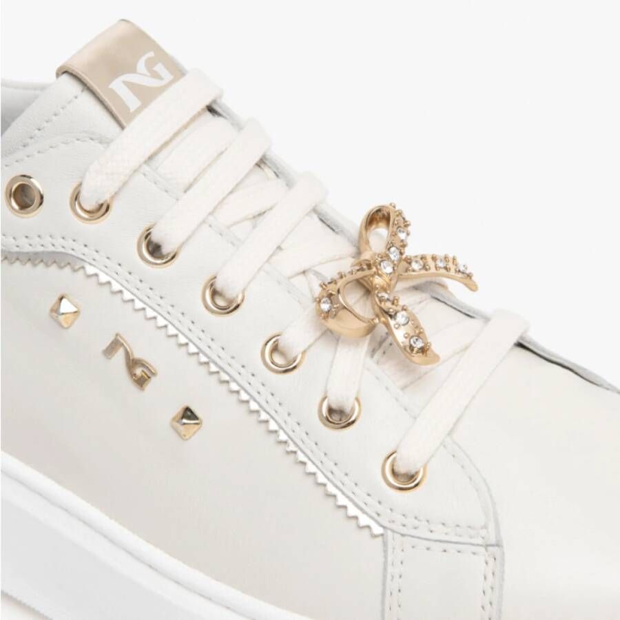 Nerogiardini Stijlvolle Italiaanse Sneakers voor Vrouwen White Dames
