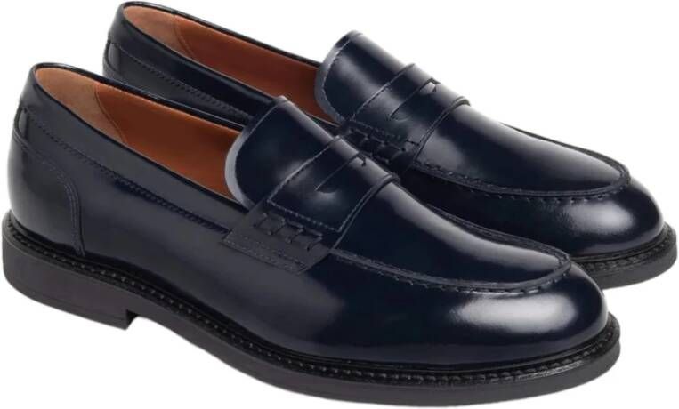 Nerogiardini Stijlvolle Loafers voor Mannen Blue Heren