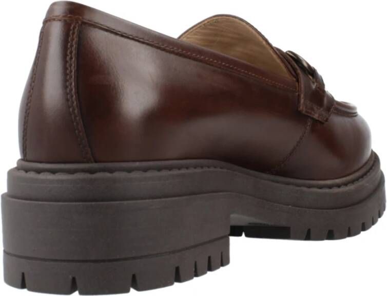 Nerogiardini Stijlvolle Loafers voor Mannen Brown Dames