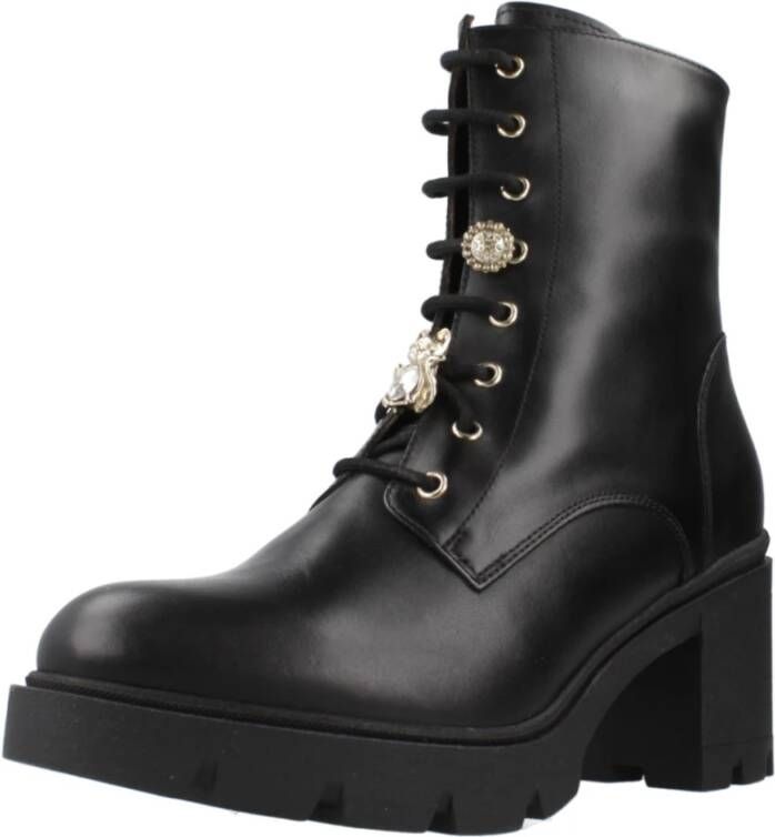 Nerogiardini Stijlvolle Veterschoenen Black Dames