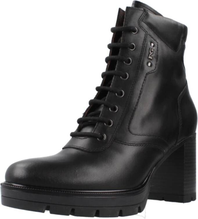 Nerogiardini Stijlvolle Veterschoenen Black Dames