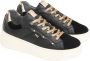 Nerogiardini Stijlvolle vetersneakers met gouden accenten Black Dames - Thumbnail 11