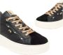 Nerogiardini Stijlvolle vetersneakers met gouden accenten Black Dames - Thumbnail 12