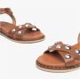 Nerogiardini Zwarte Lage Hak Sandalen voor Vrouwen Brown Dames - Thumbnail 12