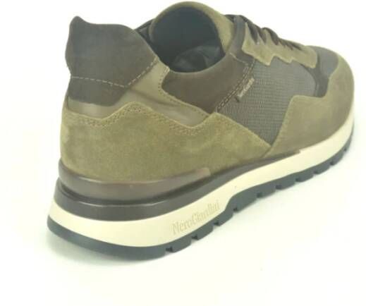 Nerogiardini Taupe Grijs Runner Tapijt Modern Stijl Green Heren