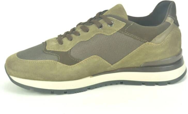 Nerogiardini Taupe Grijs Runner Tapijt Modern Stijl Green Heren