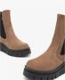 Nerogiardini Velour Mou Sulmona Stijlvolle Sneakers Brown Dames - Thumbnail 4