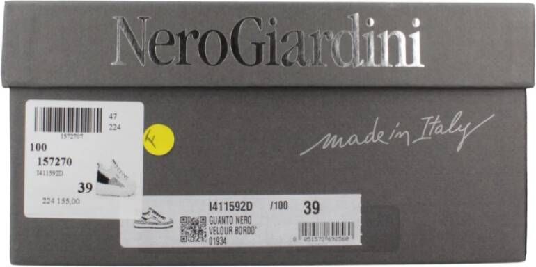 Nerogiardini Vetersneakers Black Dames