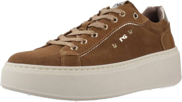 Nerogiardini Vetersneakers Brown Dames