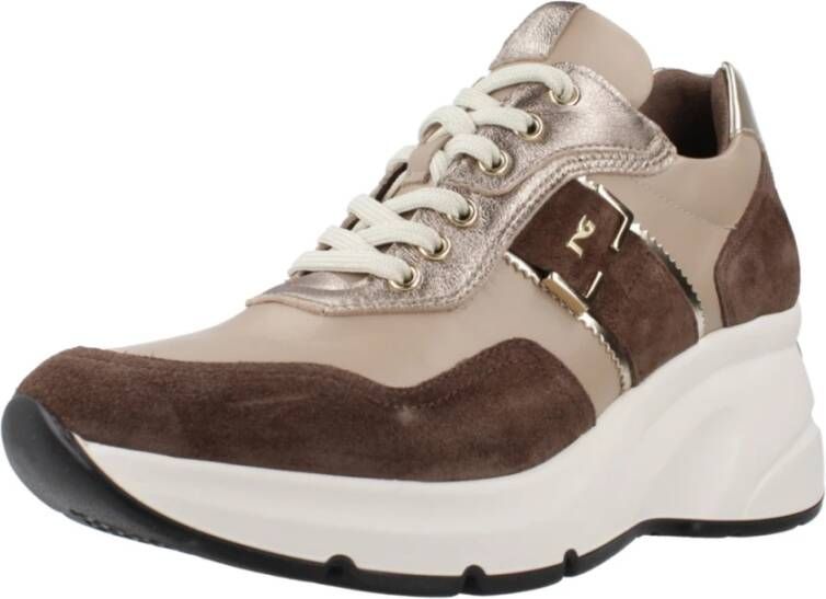 Nerogiardini Vetersneakers Brown Dames