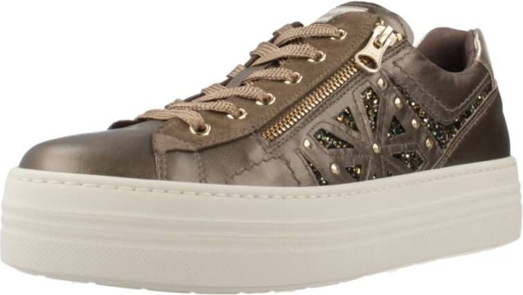 Nerogiardini Vetersportieve sneakers Brown Dames