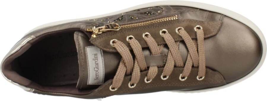 Nerogiardini Vetersportieve sneakers Brown Dames