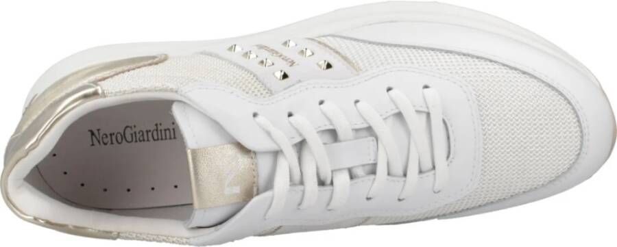 Nerogiardini Vetersportieve sneakers White Dames