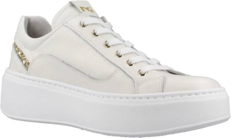 Nerogiardini Vetersportieve sneakers White Dames