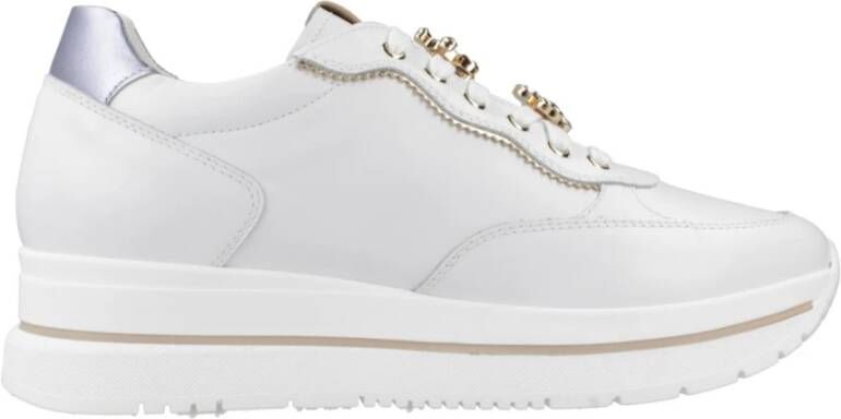 Nerogiardini Vetersportieve sneakers White Dames