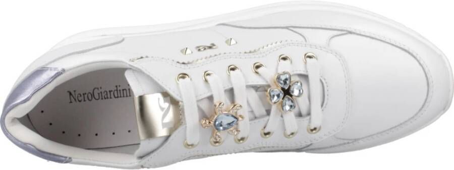 Nerogiardini Vetersportieve sneakers White Dames