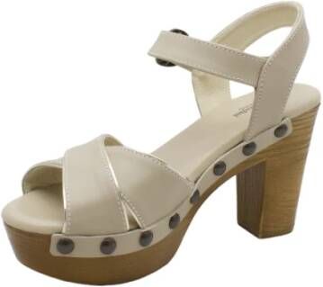 Nerogiardini Wedges Beige Dames