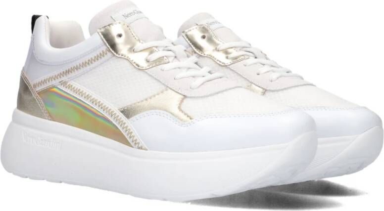 Nerogiardini Witte Lage Sneakers Trendy Stijl White Dames