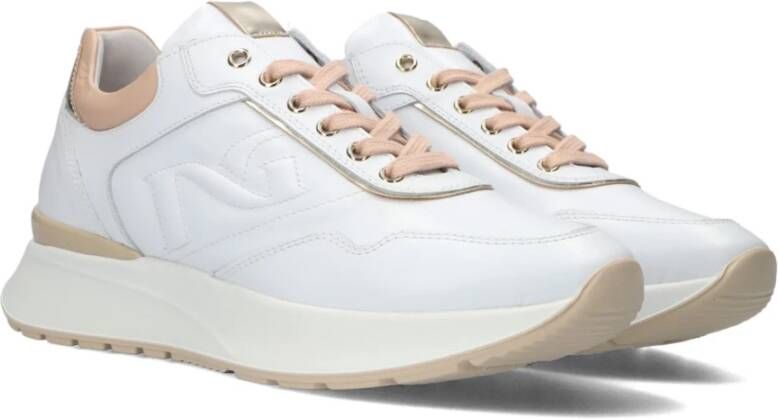 Nerogiardini Witte Lage Top Sneakers White Dames