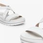 Nerogiardini Witte platform sandaal White Dames - Thumbnail 3