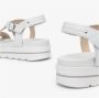 Nerogiardini Witte platform sandaal White Dames - Thumbnail 4