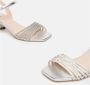 Nerogiardini Zilveren Glam Sandalen Gray Dames - Thumbnail 3