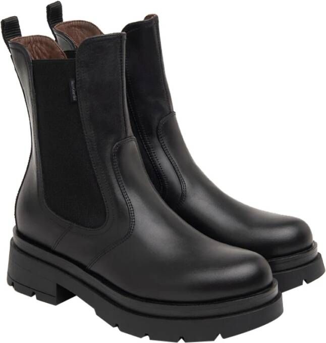 Nerogiardini Zwarte Biker Boots met Metalen Details Black Dames