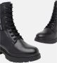 Nerogiardini Zwarte Biker Boots met Stijlvolle Vetersluiting Black Dames - Thumbnail 9