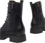 Nerogiardini Zwarte Biker Boots met Stijlvolle Vetersluiting Black Dames - Thumbnail 12