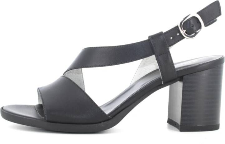 Nerogiardini Zwarte hoge hak sandalen Black Dames