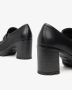 Nerogiardini Zwarte leren loafers met metalen klem Black Dames - Thumbnail 18