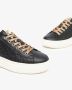 Nerogiardini Zwarte leren sneakers met logoprint Black Dames - Thumbnail 4