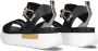 Nerogiardini Zwarte Lage Sandalen Elegante Zomerstijl Black Dames - Thumbnail 9