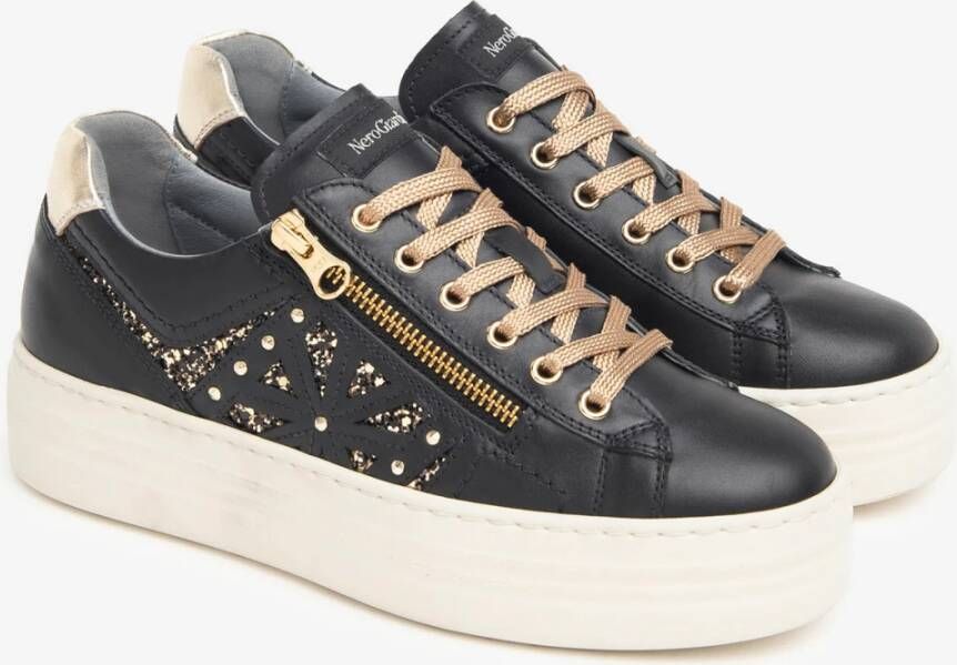 Nerogiardini Zwarte Sneakers met DryGo! Technologie Black Dames