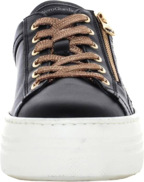 Nerogiardini Zwarte sneakers voor vrouwen Black Dames