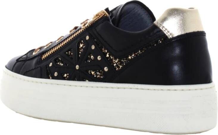 Nerogiardini Zwarte sneakers voor vrouwen Black Dames