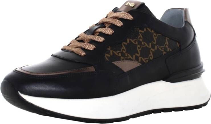 Nerogiardini Zwarte sneakers voor vrouwen Black Dames