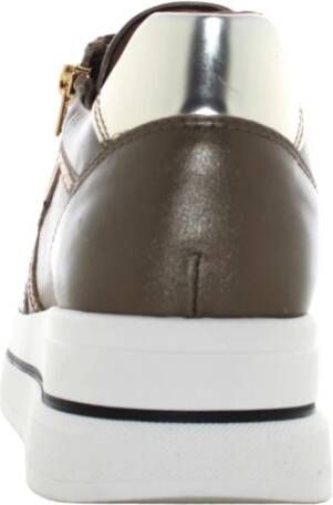 Nerogiardini Zwarte sneakers voor vrouwen Brown Dames