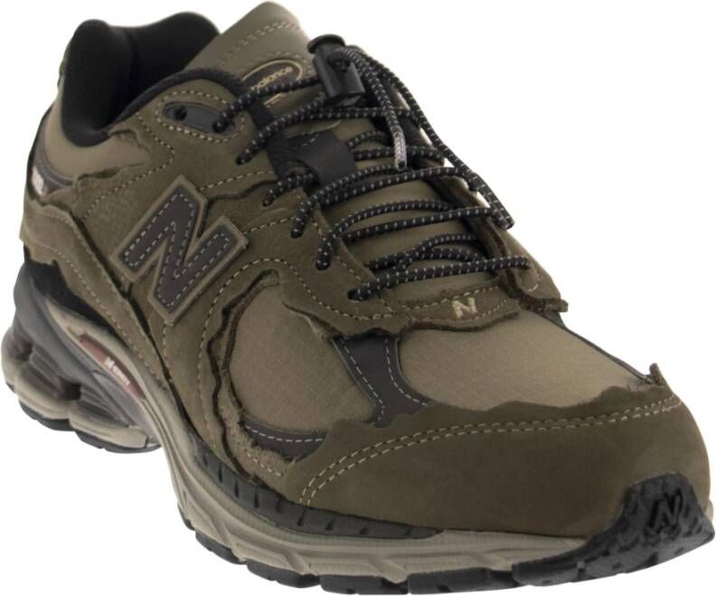 New Balance 2002R Heren Sneakers van Leer Green Heren