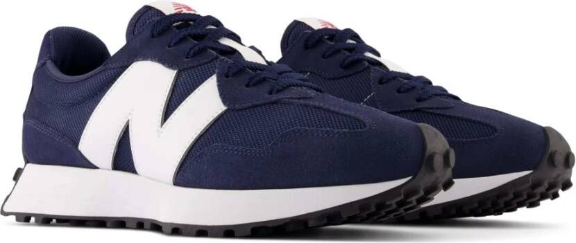 New Balance Sporty Suede Mesh Sneakers Blue Heren