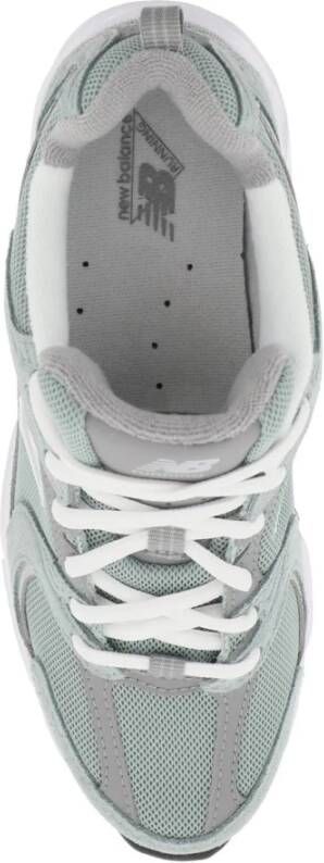 New Balance 530 Sneakers met Mesh en Leren Inzetstukken Green Dames