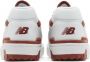 New Balance 550 Baksteenrode Retro Sneakers Brown Dames - Thumbnail 4